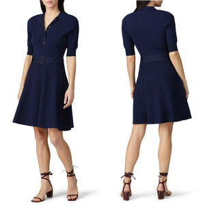 Shoshanna Edgemont Navy Blue Dress - Size L